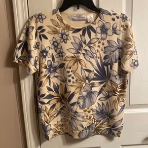 Alfred Dunner Women’s short sleeve sweater